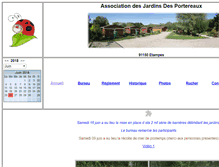 Tablet Screenshot of jardinsdesportereaux.fr